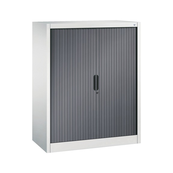 C+P Omnispace roller shutter cabinet, H1230B1000D420 mm, /No. 3232-00|S10096 - Workshop cabinet