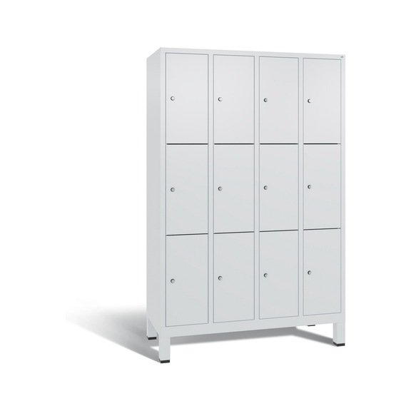C+P Schließfachschrank Evolo, 12 Fächer, H1850B1190T500 mm, Nr. 48010-403|S10000 - Kleiderspind (Werkstatt)