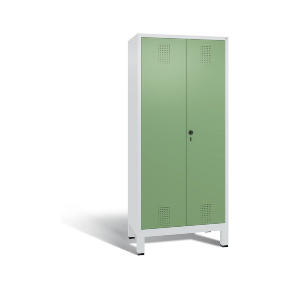 C+P Locker Evolo, 2 compartments, H1850B810D500 mm, No. 48012-22|S10062 - Clothes locker (workshop)