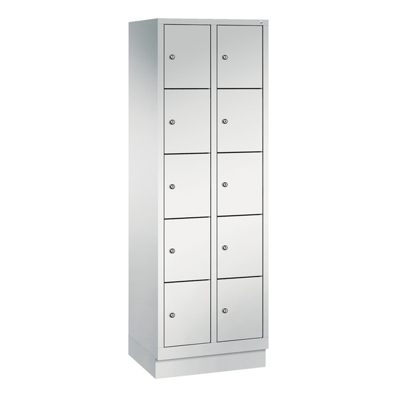 C+P locker cabinet Evolo 10 compartments H1800B610D500 mm No 48020-205|S10000 - Clothes locker (workshop)