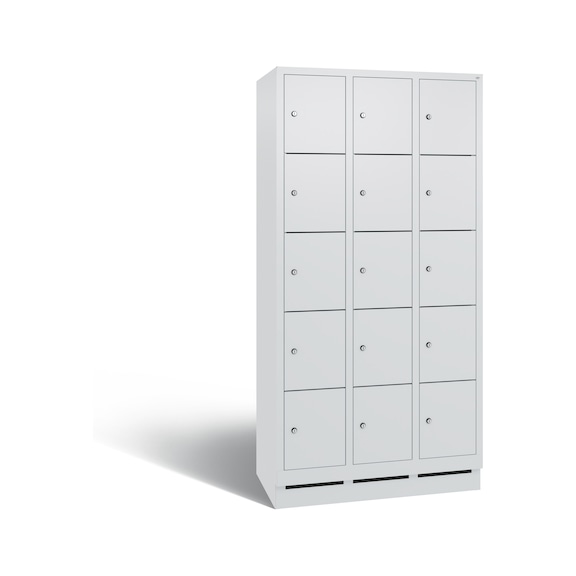 C+P locker cabinet Evolo 15 compartments H1800B900D500 mm No 48020-305|S10000 - Clothes locker (workshop)