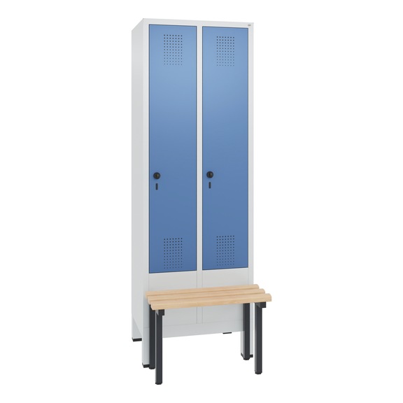 C+P Spind Evolo, 2 Abteile, H1850B610T815 mm, Nr. 48030-20|S10076 - Kleiderspind (Werkstatt)