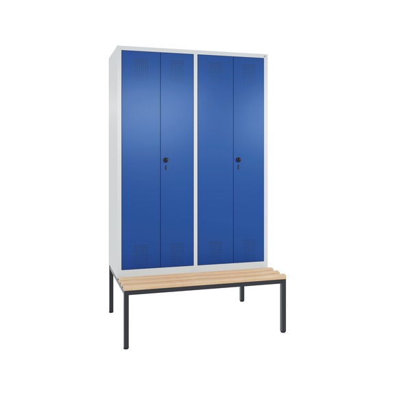 C+P Locker Evolo, 4 compartments, H2090B1190D815 mm, No. 48052-40|S10004 - Clothes locker (workshop)