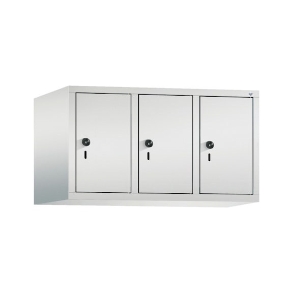 C+P Evolo top-mounted wardrobe, H500B900D500 mm No. 48090-30|S10000 - Clothes locker (workshop)