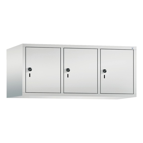 C+P Aufsatz-Garderobenschrank Evolo, H500B1200T500 mm Nr. 48090-32|S10001 - Kleiderspind (Werkstatt)