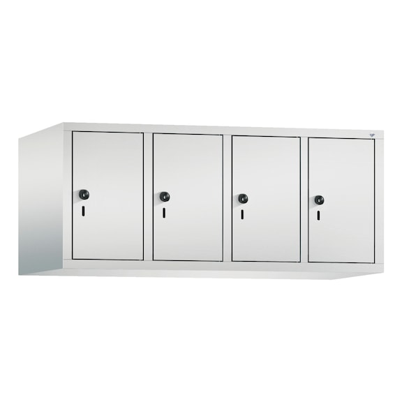 C+P Evolo top-mounted wardrobe, H500B1190D500 mm No. 48090-40|S10000 - Clothes locker (workshop)