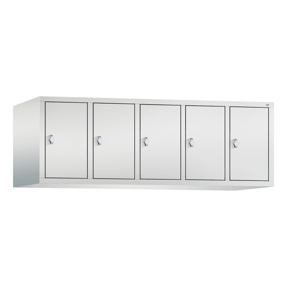 C+P Evolo top-mounted wardrobe, H500B1480D500 mm No. 48090-50|S10006 - Clothes locker (workshop)