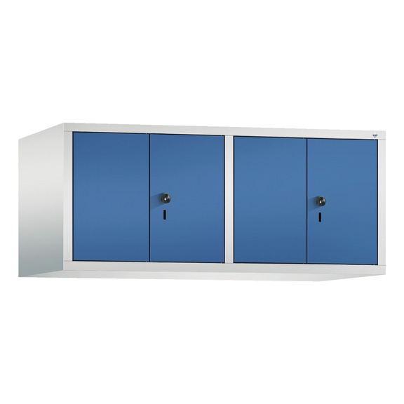 C+P Aufsatz-Garderobenschrank Evolo, H500B1190T500 mm Nr. 48092-40|S10014 - Kleiderspind (Werkstatt)
