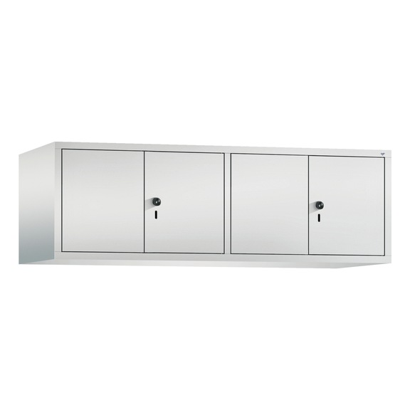 C+P Aufsatz-Garderobenschrank Evolo, H500B1590T500 mm Nr. 48092-42|S10004 - Kleiderspind (Werkstatt)