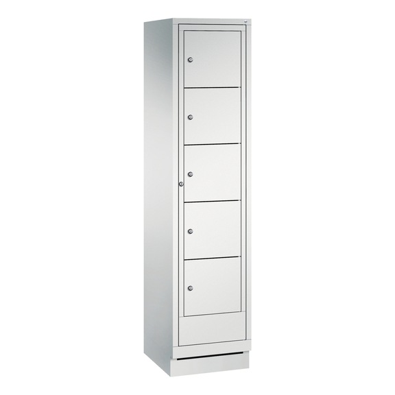 C+P Wäsche-Ausgabeschrank Evolo, 1 Abteil, H1800B420T500 mm Nr. 48160-105|S10001 - Werkstattschrank
