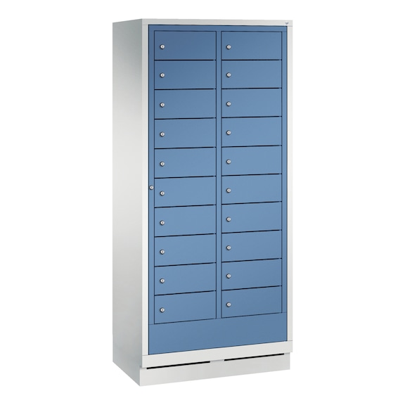 C+P Laundry dispensing cabinet Evolo, H1800B810T500 mm No. 48160-210|S10001 - Workshop cabinet