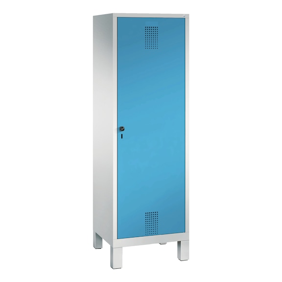 C+P Locker Evolo, 2 compartments, H1850B610D500 mm, No. 48210-20|S10000 - Clothes locker (workshop)