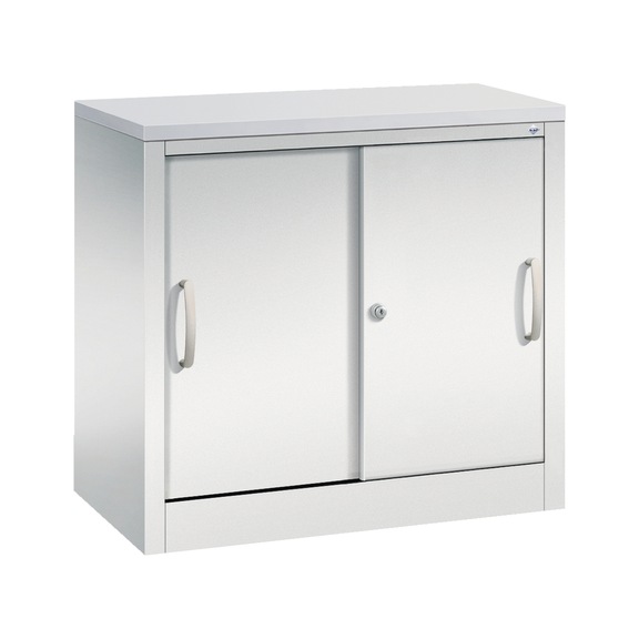 C+P Acurado-2000 sliding door locker, H720B800D400 mm, No. 5722-00|S10093 - Workshop cabinet
