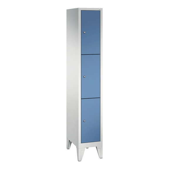 C+P Schließfachschrank Classic, 3 Fächer, H1850B320T500 mm, Nr. 8010-103|S10001 - Kleiderspind (Werkstatt)
