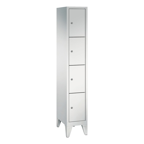 C+P Classic locker cabinet 4 compartments H1850B320D500 mm No 8010-104|S10000 - Clothes locker (workshop)