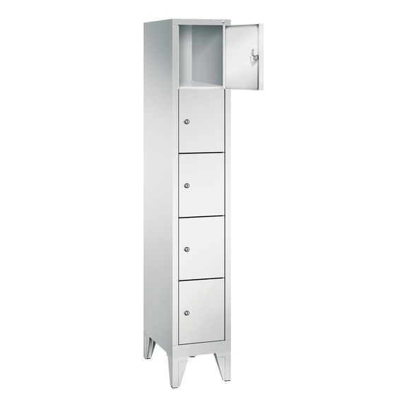 C+P Classic locker cabinet 5 compartments H1850B320D500 mm No 8010-105|S10001 - Clothes locker (workshop)