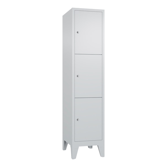 C+P Classic locker cabinet 3 compartments H1850B420D500 mm No 8010-123|S10000 - Clothes locker (workshop)