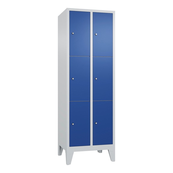 C+P Classic locker cabinet 6 compartments H1850B610D500 mm No 8010-203|S10000 - Clothes locker (workshop)
