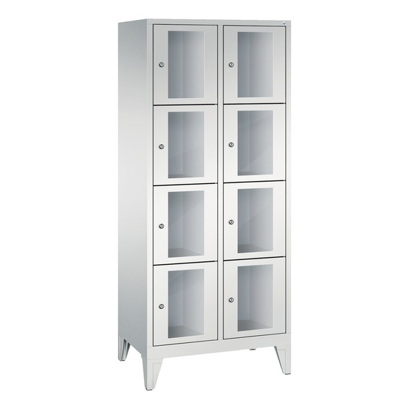 C+P Classic locker cabinet 8 compartments H1850B810D500 mm No 8010A224|S10000 - Clothes locker (workshop)