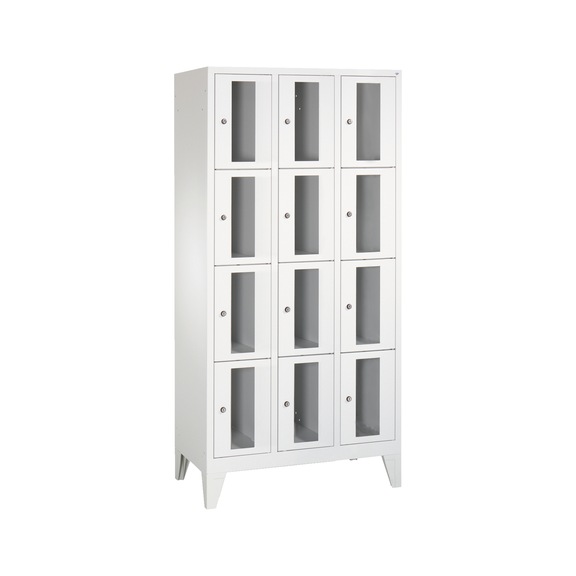 C+P Classic locker cabinet, 12 compartments, H1850B900D500 mm, No. 8010A304|S10000 - Clothes locker (workshop)