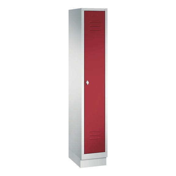 C+P Classic locker, 1 compartment, H1800B320D500 mm, No. 8020-10|S10000 - Clothes locker (workshop)