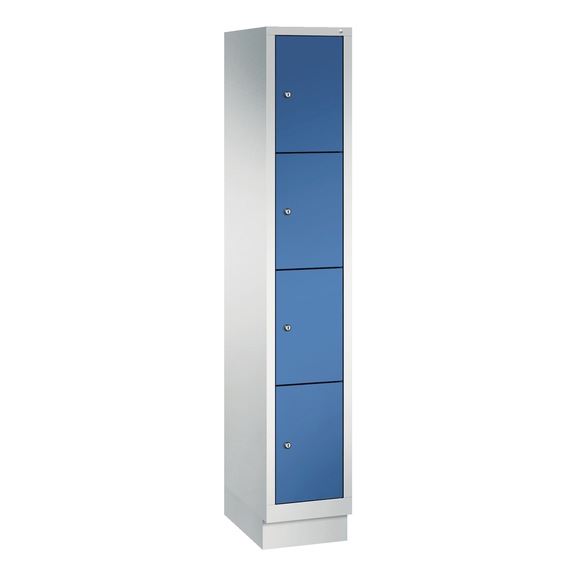 C+P Classic locker cabinet 4 compartments H1800B320D500 mm No 8020-104|S10000 - Clothes locker (workshop)
