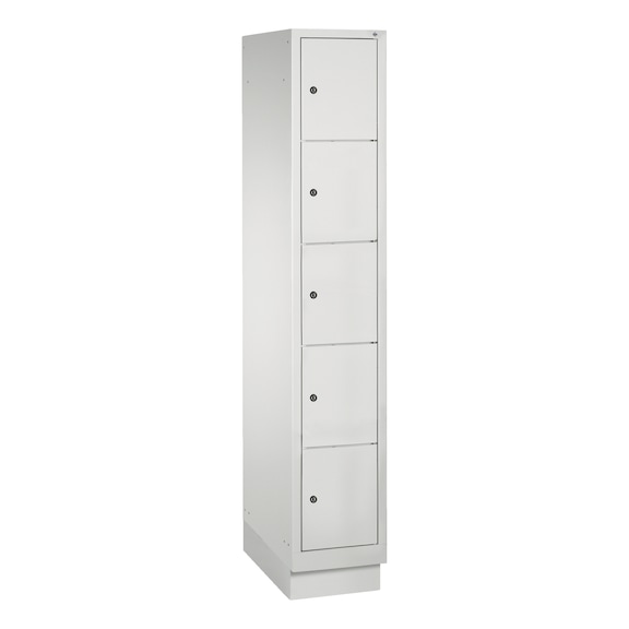 C+P Classic locker cabinet 5 compartments H1800B320D500 mm No 8020-105|S10001 - Clothes locker (workshop)