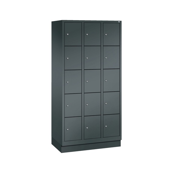 C+P Classic locker cabinet 15 compartments H1800B900D500 mm No 8020-305|S10490 - Clothes locker (workshop)