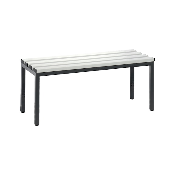 C+P Bench, H420B1000D350 mm, black/light gray No. 8050-000|S10161 - Workshop cabinet