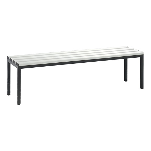 C+P Bench, H420B1500D350 mm, black gray/light gray No. 8051-000|S10005 - Workshop cabinet