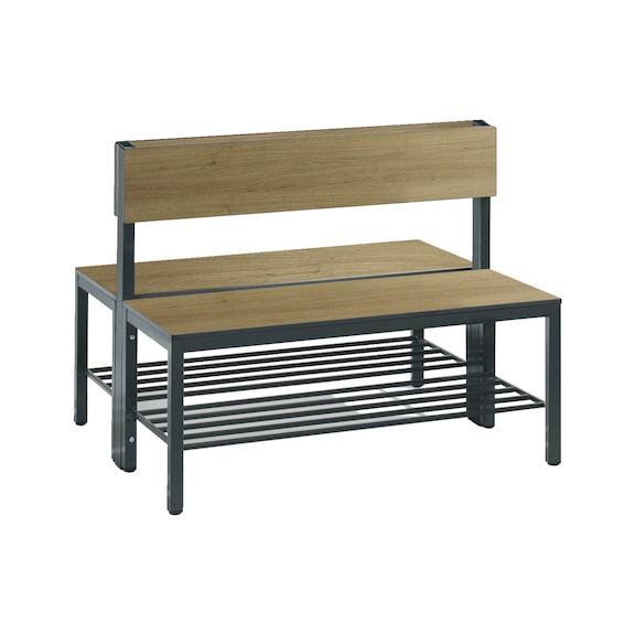 C+P Bench 2-sided, damp room, H796B1000T760 mm, No. 8060-410|S10004 - Workshop cabinet