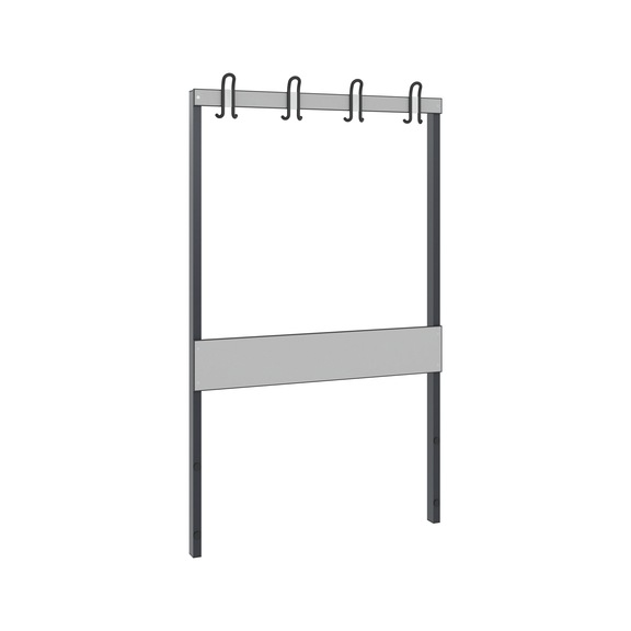 C+P Garderobenteil 1-seitig, Feuchtraum, H1650B1000 mm, Nr. 8060-711|S10003 - Kleiderspind (Werkstatt)