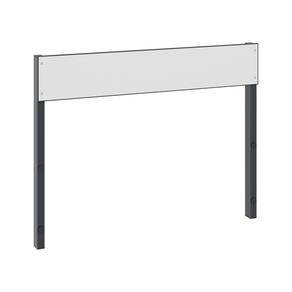 C+P Backrest 1-sided, damp room, H796B1000 mm, No. 8060-731|S10001 - Clothes locker (workshop)