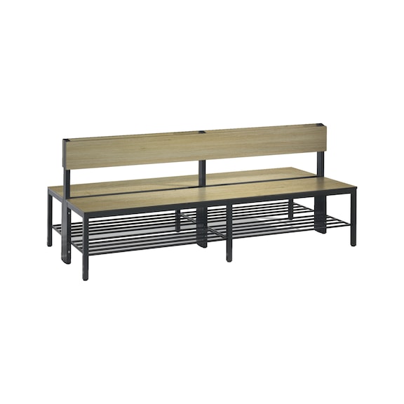 C+P Bench 2-sided, damp room, H796B1960D760 mm, No. 8062-410|S10004 - Workshop cabinet