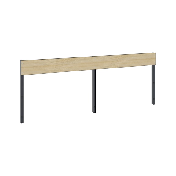 C+P Backrest 1-sided, damp room, H796B1960 mm, No. 8062-731|S10011 - Clothes locker (workshop)