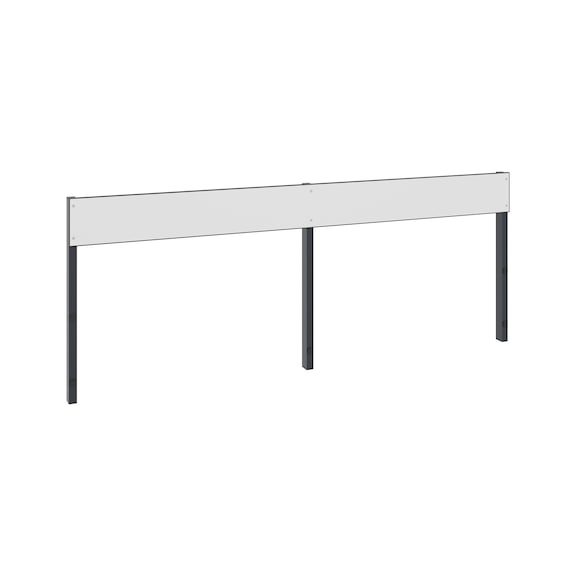 C+P Backrest 1-sided, damp room, H796B1960 mm, No. 8062-732|S10001 - Clothes locker (workshop)