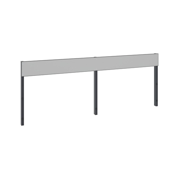 C+P Backrest 1-sided, damp room, H796B1960 mm, No. 8062-732|S10002 - Clothes locker (workshop)