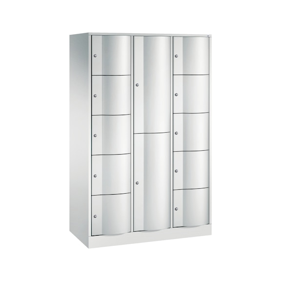 C+P Locker cabinet Resisto, H1950W1148D540 mm No. 8070-3721|S10001 - Clothes locker (workshop)