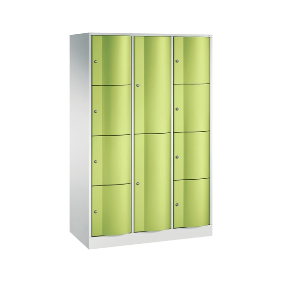 C+P Locker cabinet Resisto, H1950B1148D540 mm No. 8070-3723|S10017 - Clothes locker (workshop)