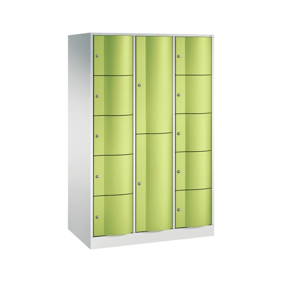 C+P Locker cabinet Resisto, H1950B1148D640 mm No. 8070-3731|S10009 - Clothes locker (workshop)