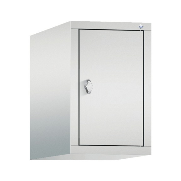 C+P Classic top-mounted wardrobe, H500B320D500 mm No. 8090-10|S10000 - Clothes locker (workshop)