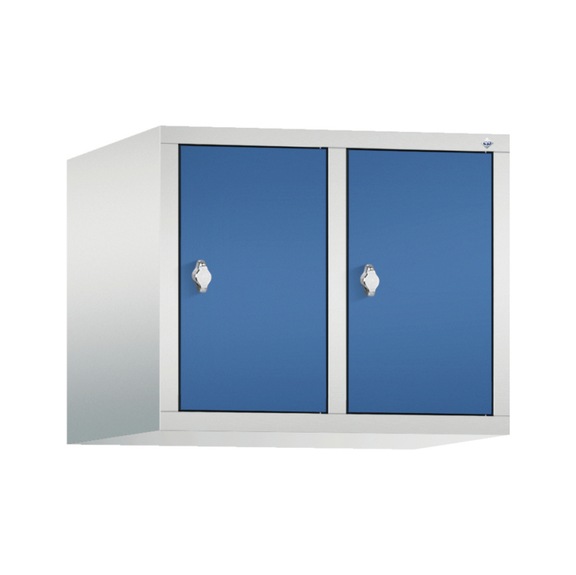 C+P Classic top-mounted wardrobe, H500B610D500 mm No. 8090-20|S10002 - Clothes locker (workshop)
