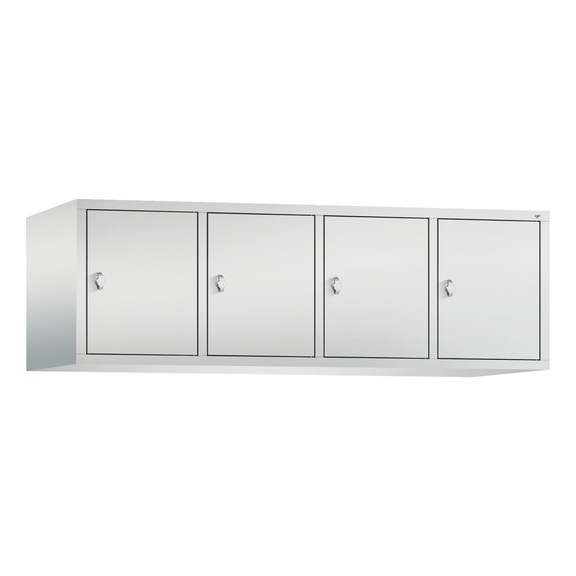C+P Classic top-mounted wardrobe, H500B1590D500 mm No. 8090-42|S10000 - Clothes locker (workshop)
