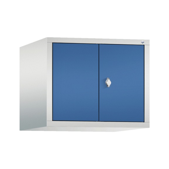 C+P Classic compartment locker, 2 compartments, H500B610D500 mm, No. 8092-20|S10001 - Clothes locker (workshop)