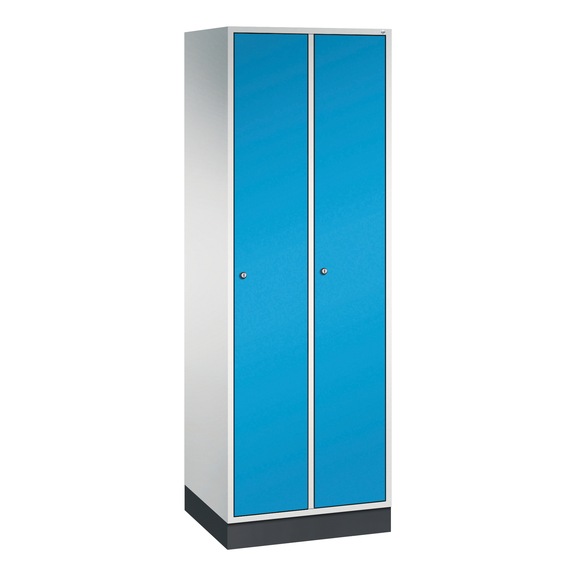 C+P Locker Intro, 2 compartments, H1950B620D490 mm, No. 8170-201|S10000 - Clothes locker (workshop)