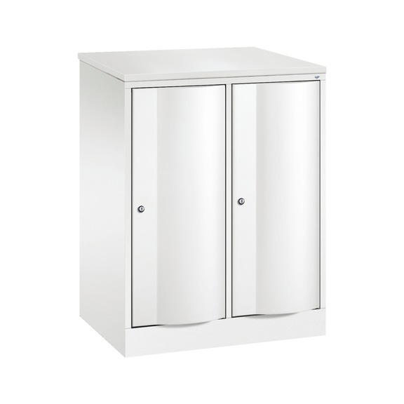 C+P Locker Resisto, 2 compartments, H1077B772D540 mm, No. 8271-272|S10051 - Clothes locker (workshop)