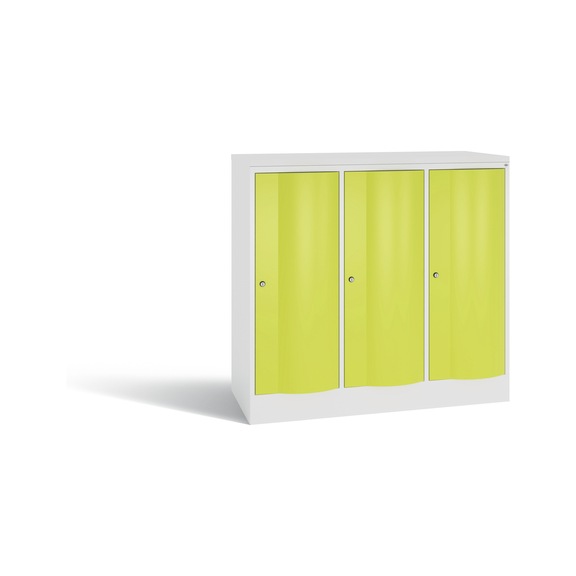 C+P Spind Resisto, 3 Abteile, H1077B1148T540 mm, Nr. 8271-372|S10125 - Kleiderspind (Werkstatt)