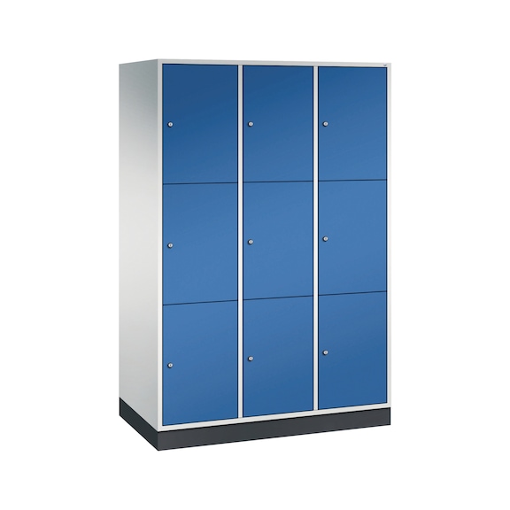 C+P XL-Schließfachschrank Intro, 9 Fächer, H1950B1220T590 mm Nr. 8370-303|S10000 - Kleiderspind (Werkstatt)