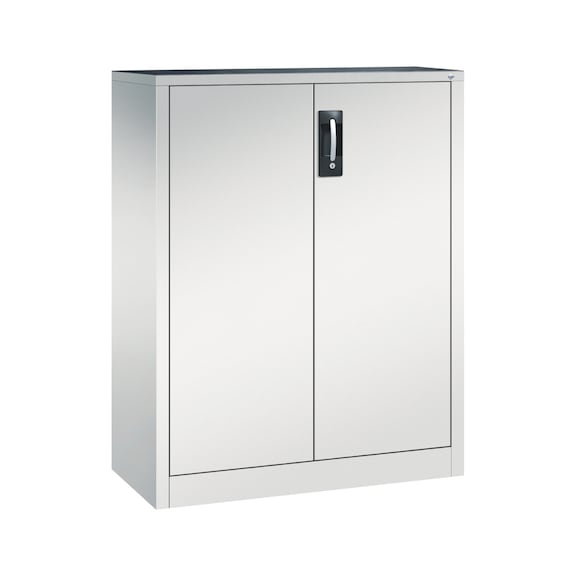 C+P Workshop cupboard, H1200B930D400 mm, light gray No. 8520-000|S10093 - Workshop cabinet