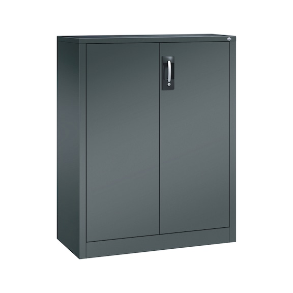 C+P Workshop cupboard, H1200B930D400 mm, anthracite No. 8520-000|S10108 - Workshop cabinet